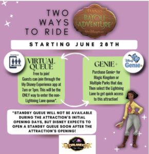 tiana bayou opening date
